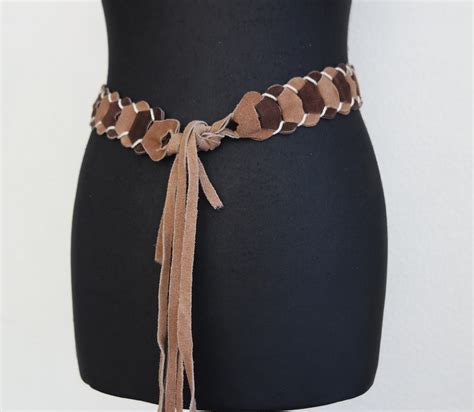 brown boho belt|bohemian belt.